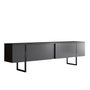 Hanah Home Soporte de TV Luxe Antracita y Negro